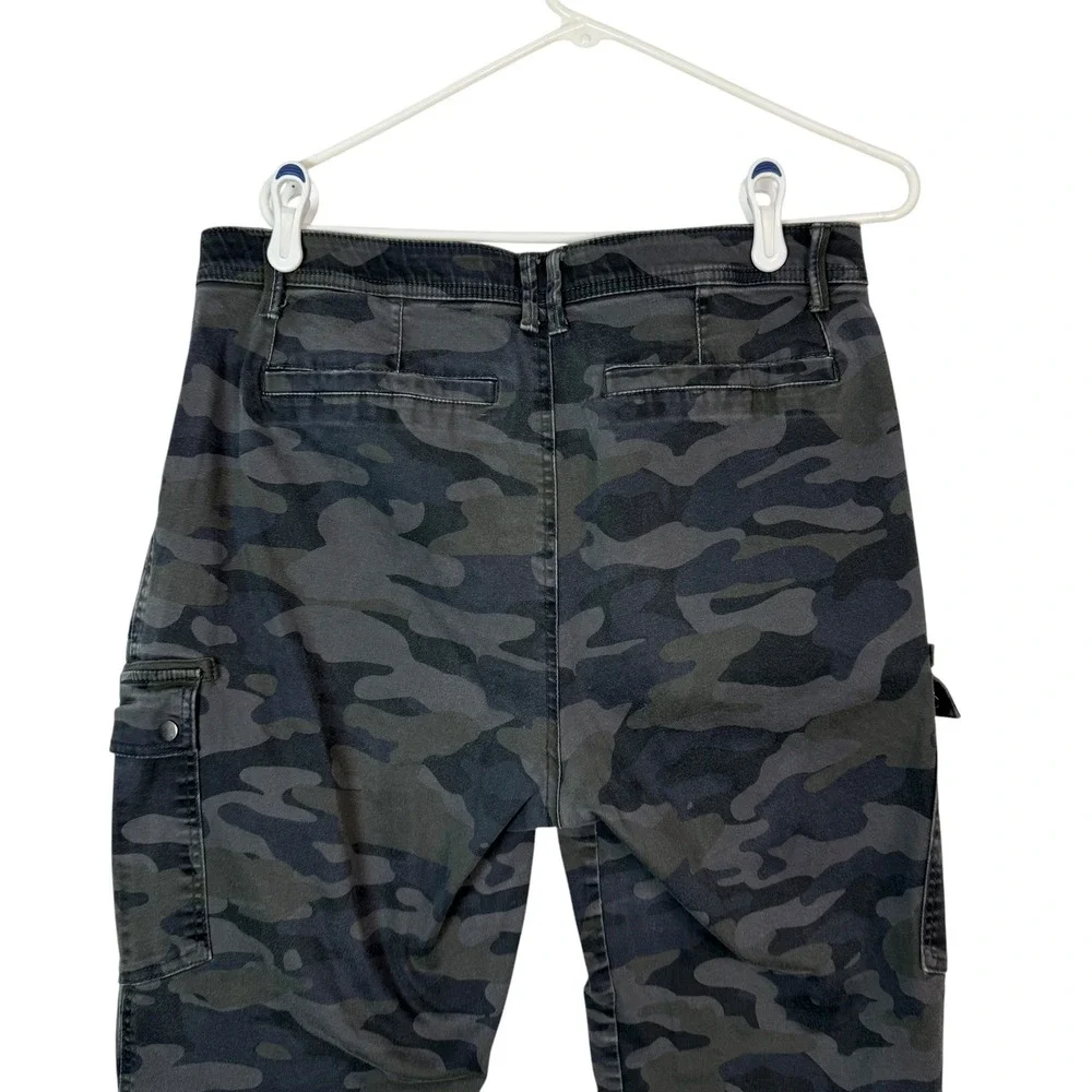 Mac and Me Camo Cargo Pants Jogger Style Ankle‎ Elastic Waist Pockets Sie 16